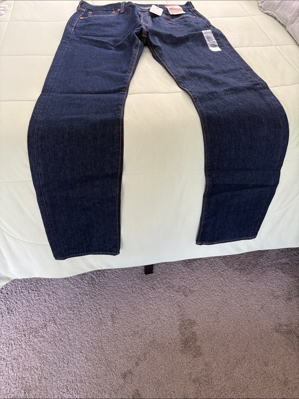 Levi's Men's Dark Blue Straight Jeans
